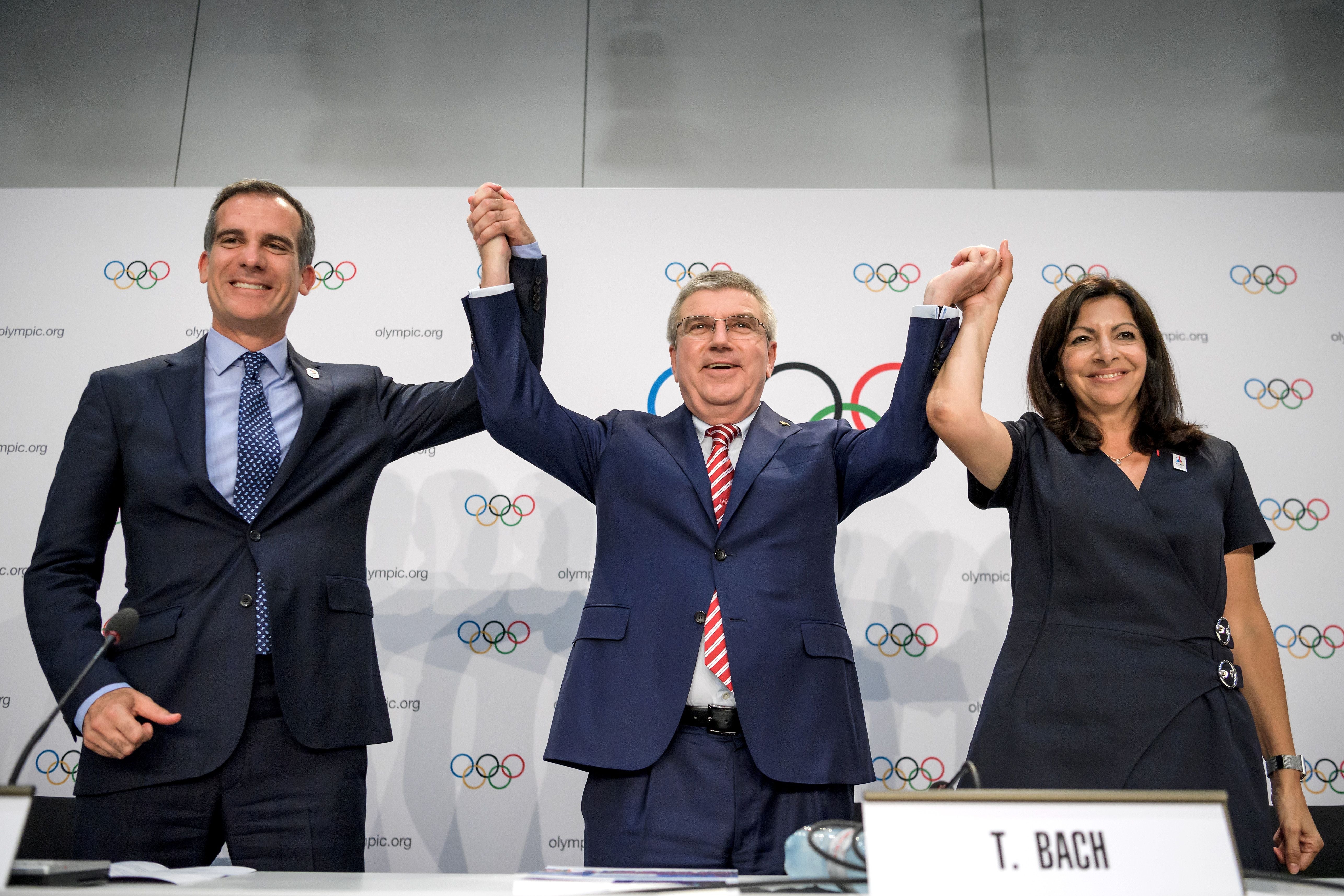 2024 2028 olympics hosts