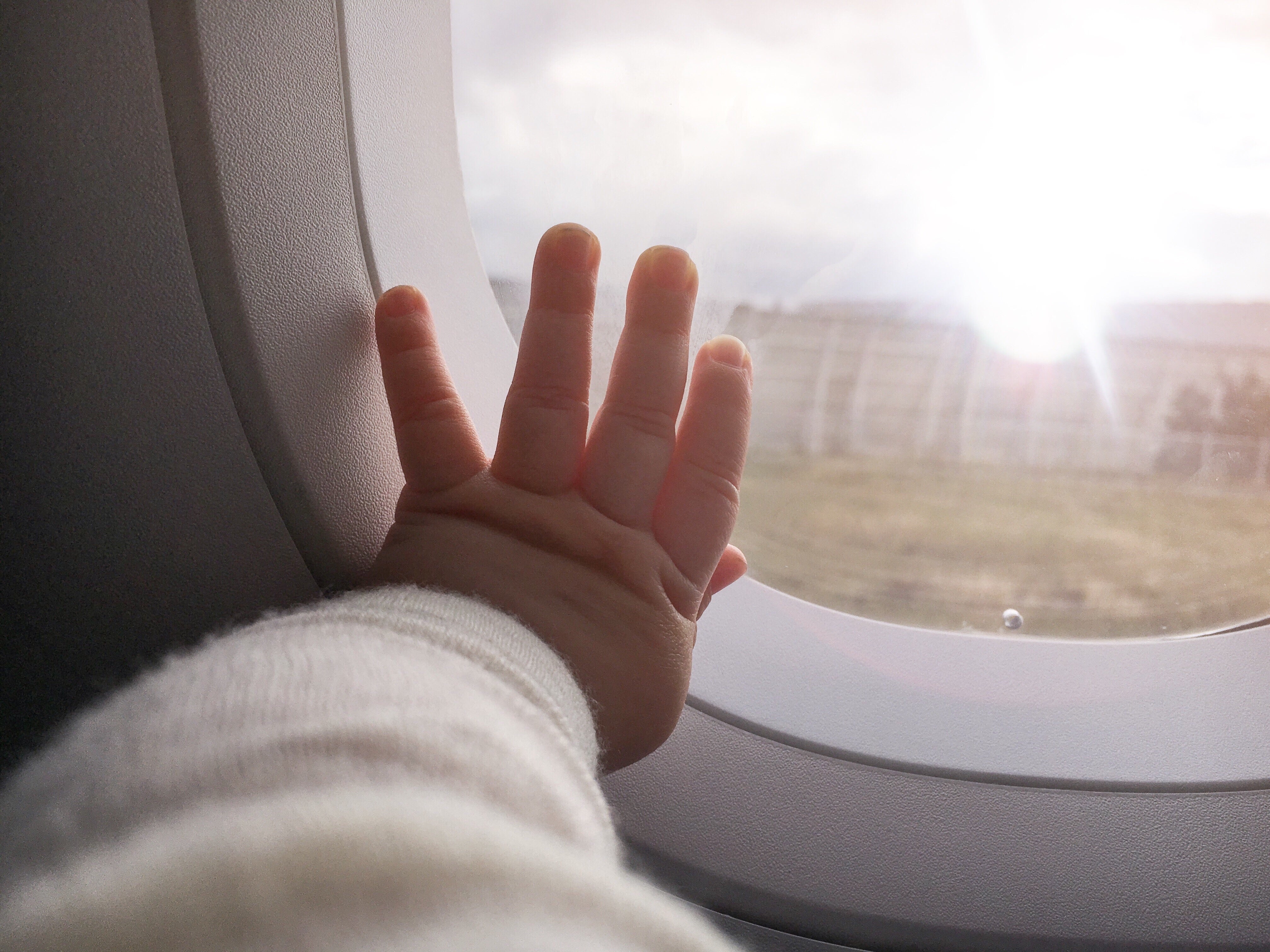 Baby on a plane