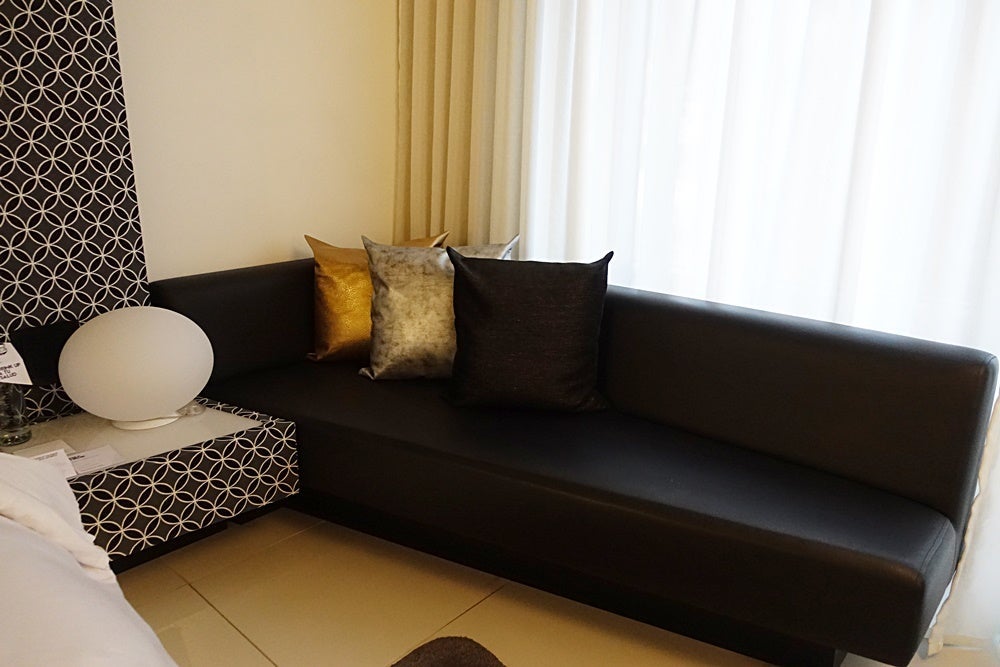 The sofa.