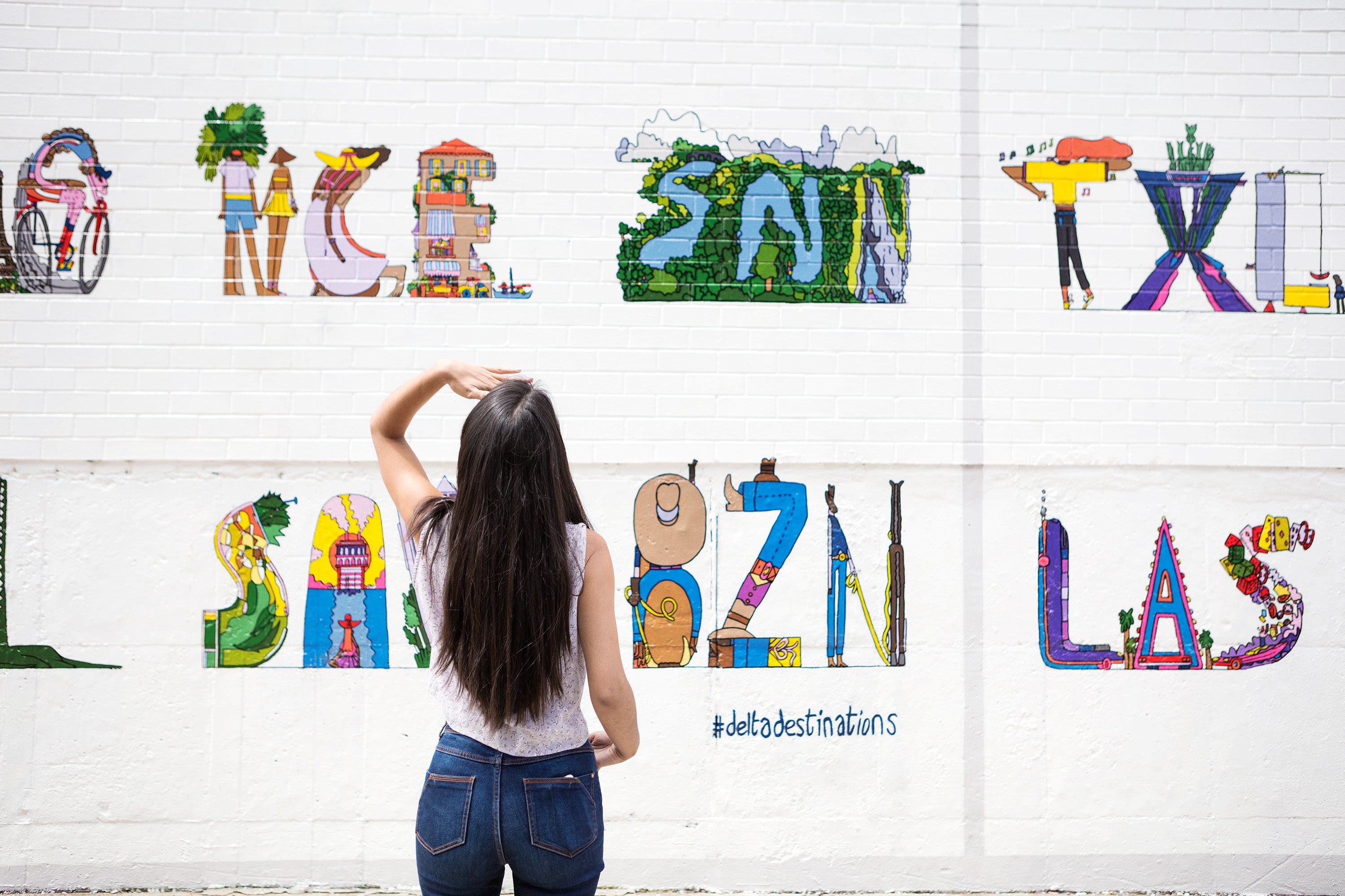 delta airport code wall