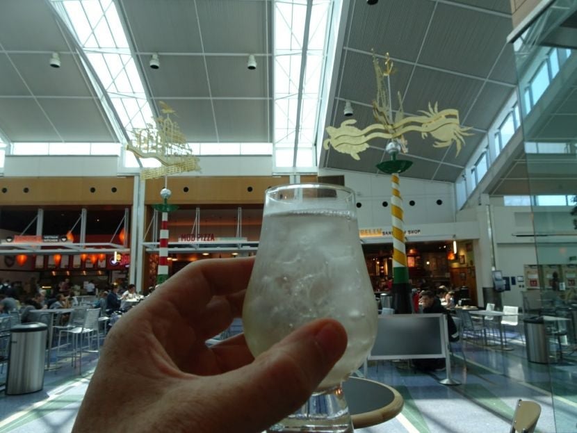 The view is much better when enjoying a Cucumber Collins.
