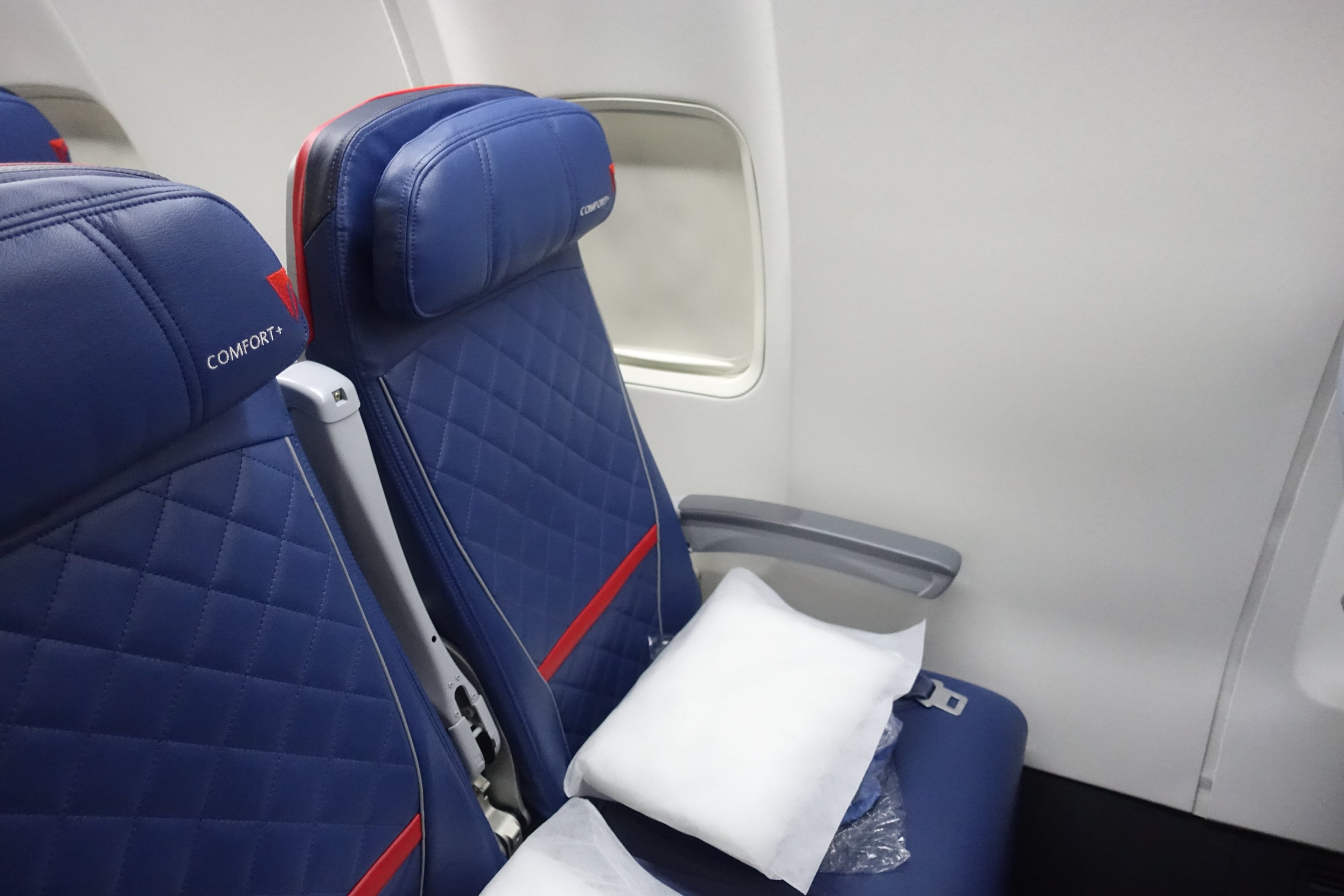 My seat, 22A had an awkwardly positioned window. Future window-seat flyers beware!
