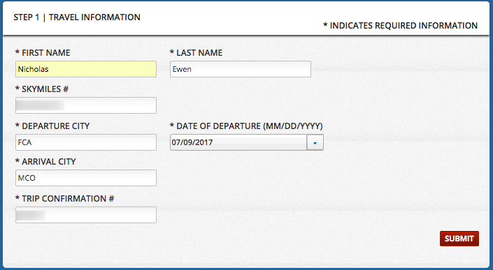 Delta Bag Guarantee form
