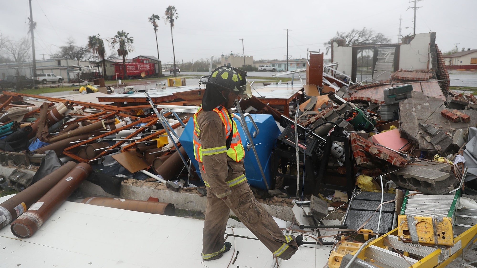 Hurricane Harvey Slams Into Texas Gulf Coast