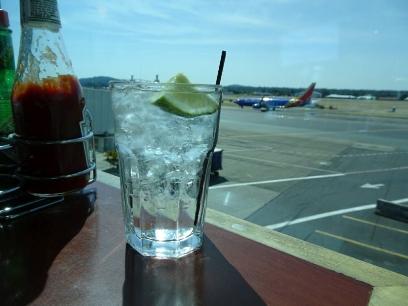 Some tables at Capers Cafe Le Bar offer vodka with a view.