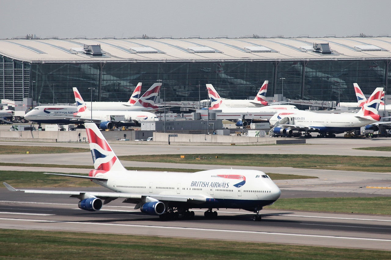 British Airways Boeing 747 takes off at London Heathrow, UK, 25 May 2010(Picture by Nick Morrish/British Airways)