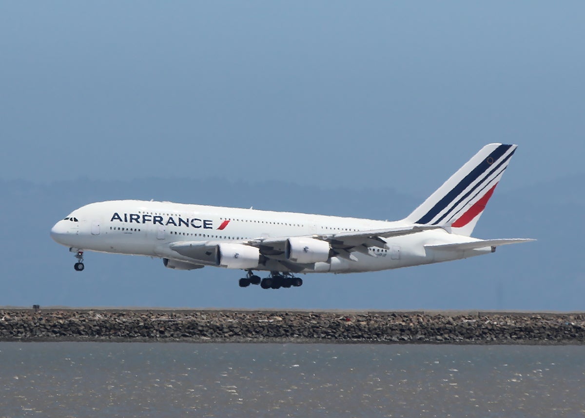 There was no mistaking this one: my first A380! But beware the heat haze, which ruined my shot.