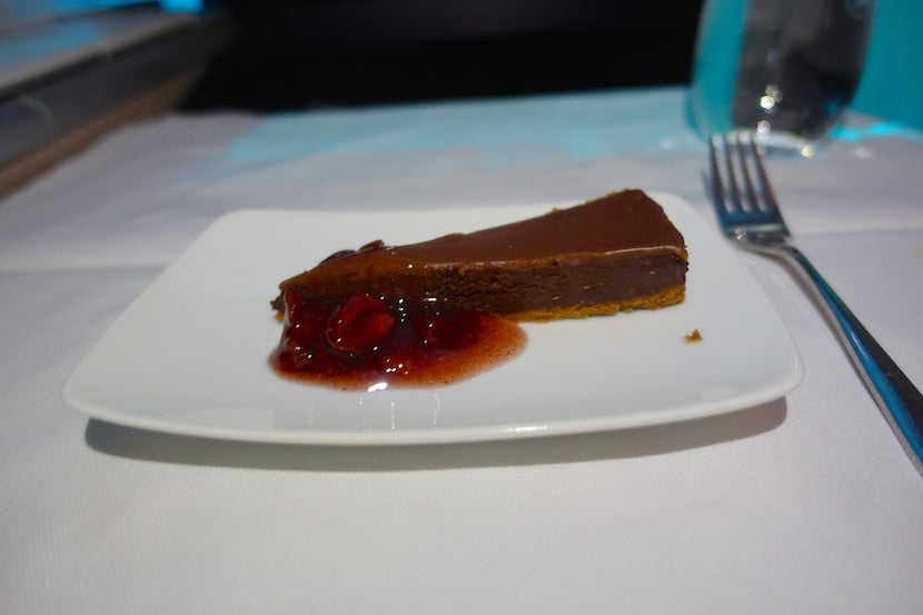 Air Canada chocolate cake