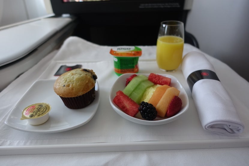 Air Canada fruit muffin