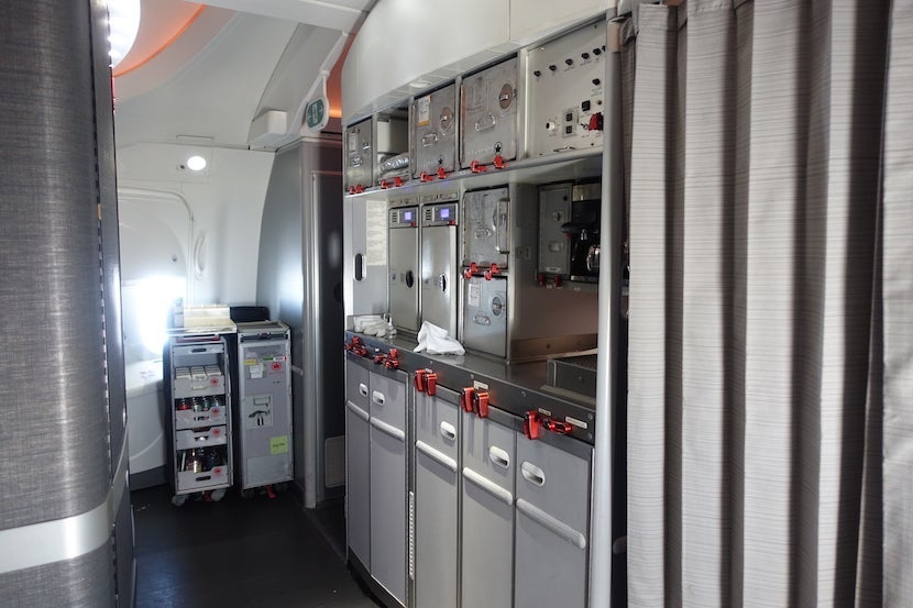 Air Canada galley