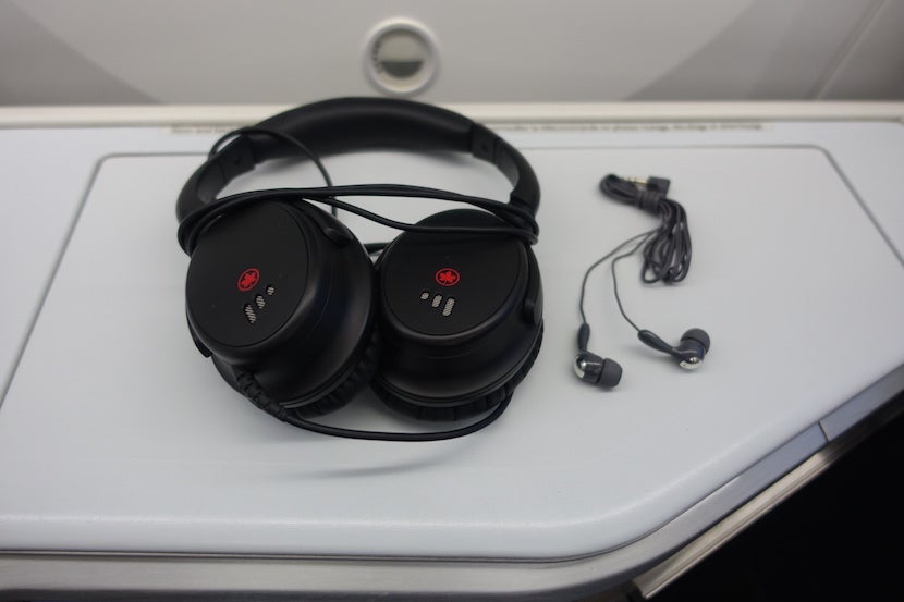 Air Canada headphones
