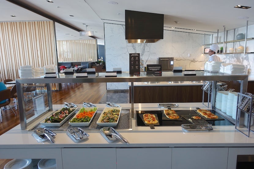 Air Canada lounge buffet