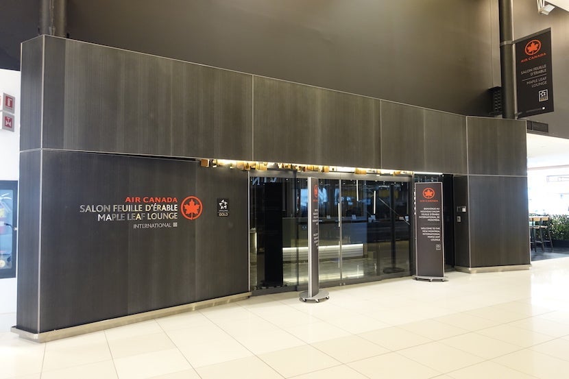 Air Canada lounge entrance
