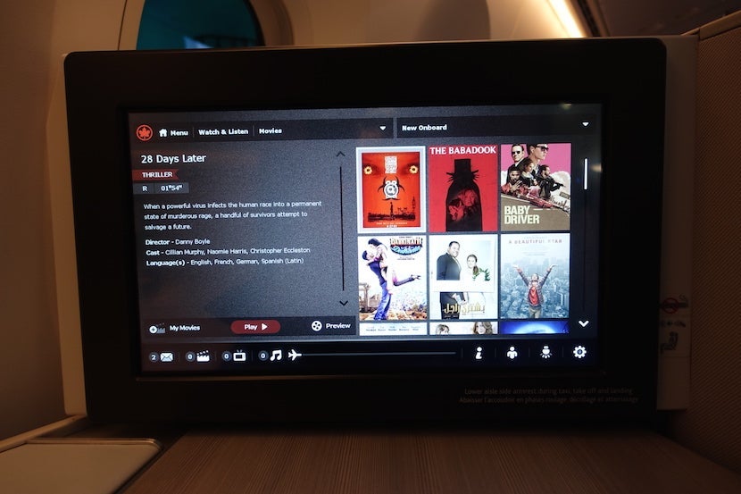Air Canada new releases