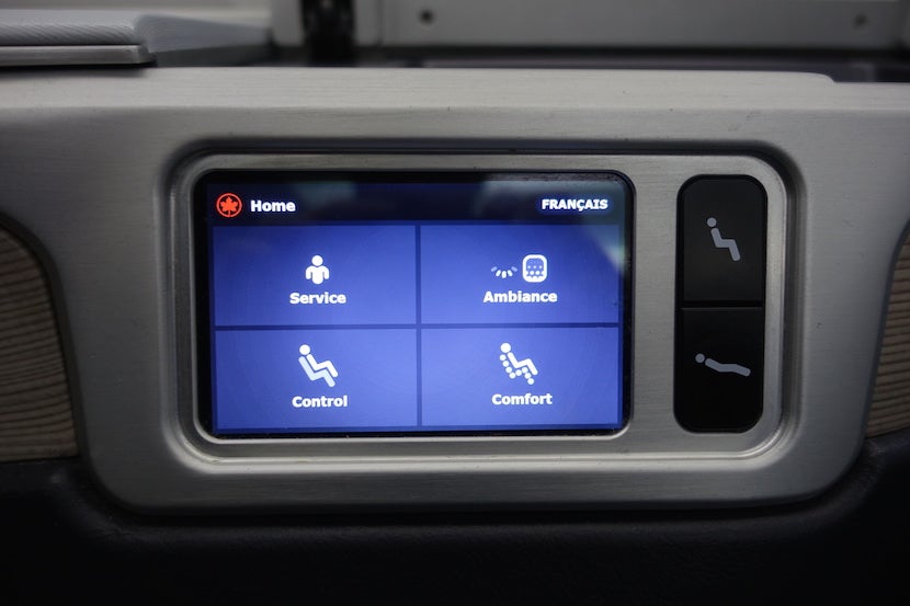 Air Canada seat control 2