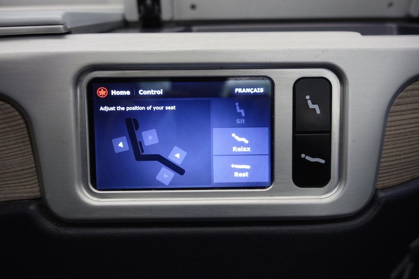 Air Canada seat control 3