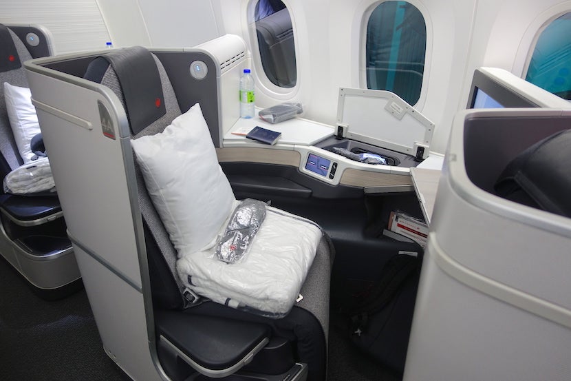 Air Canada side seat 2