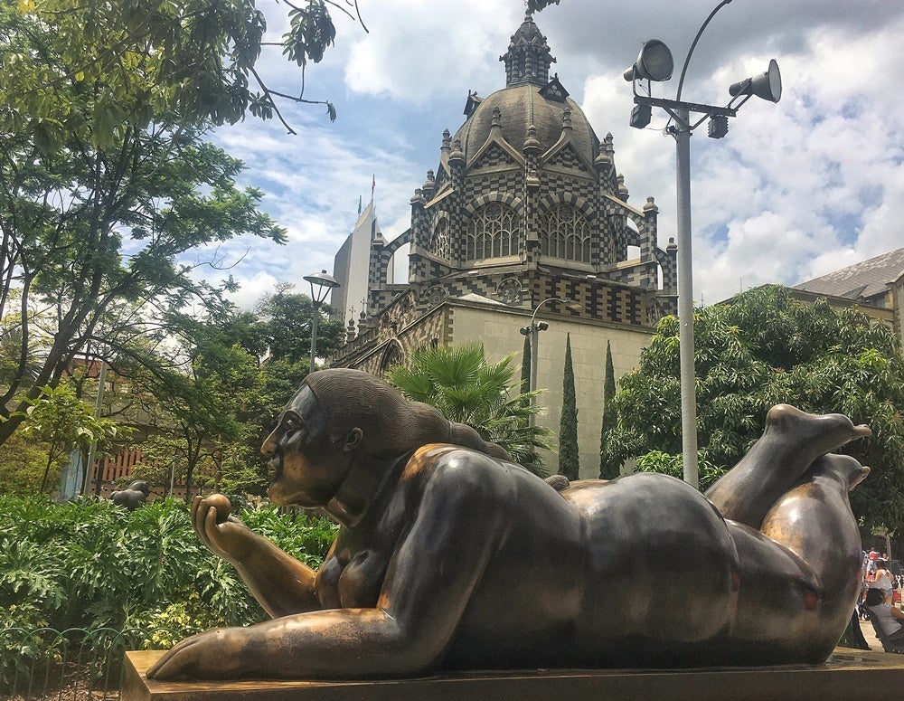 A Botero statue in Medellín. Photo by Lori Zaino.