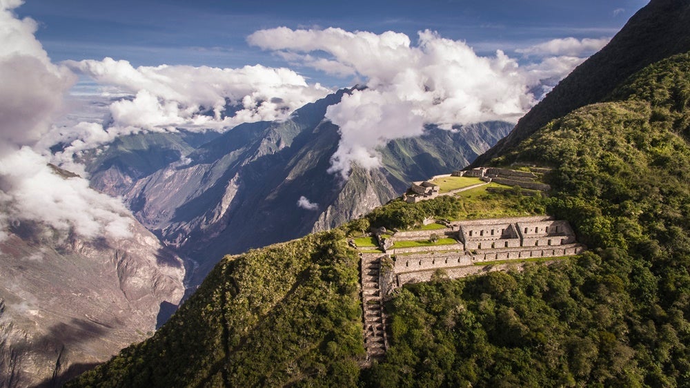 The ruins of Choquequirao are tough to get to, but it's worth it. Image by Christian Declerq / Getty Images.
