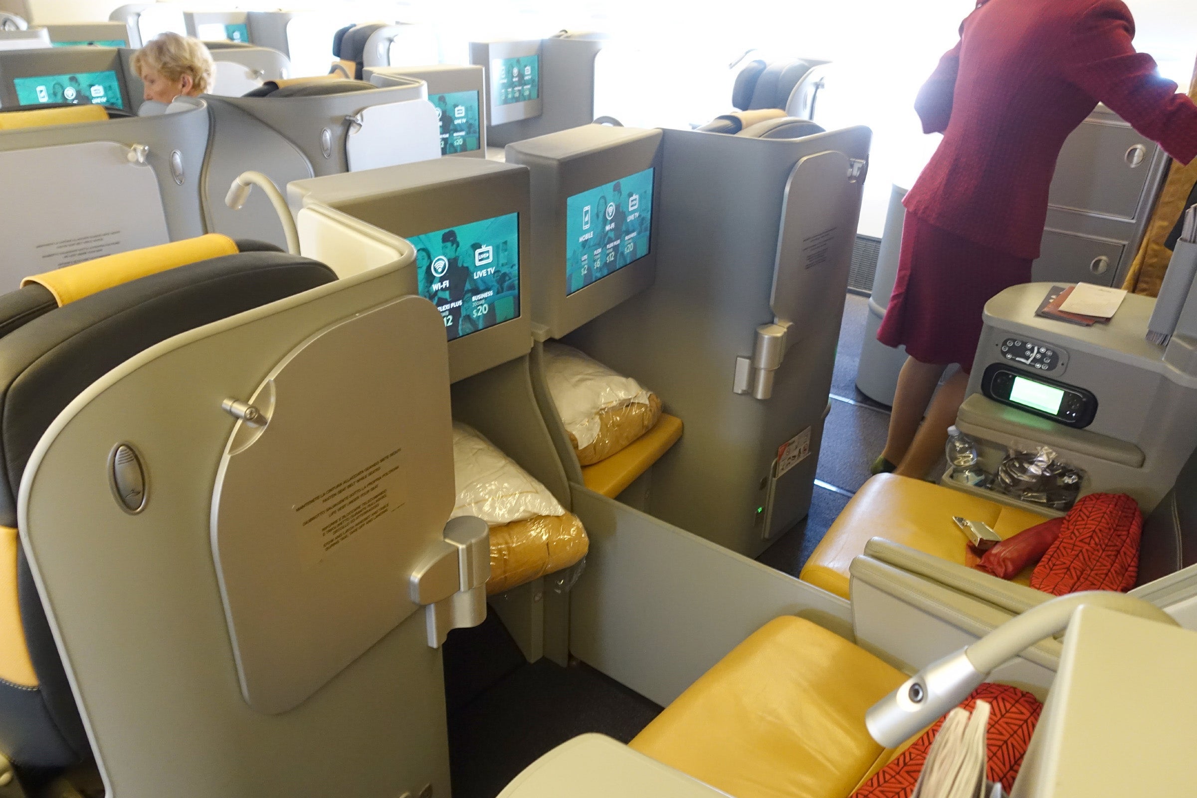 Alitalia 777 Business Class Review