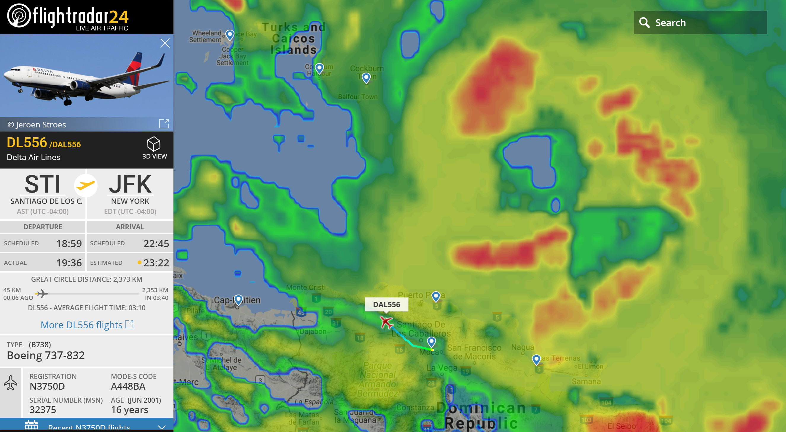 Delta 556 departure