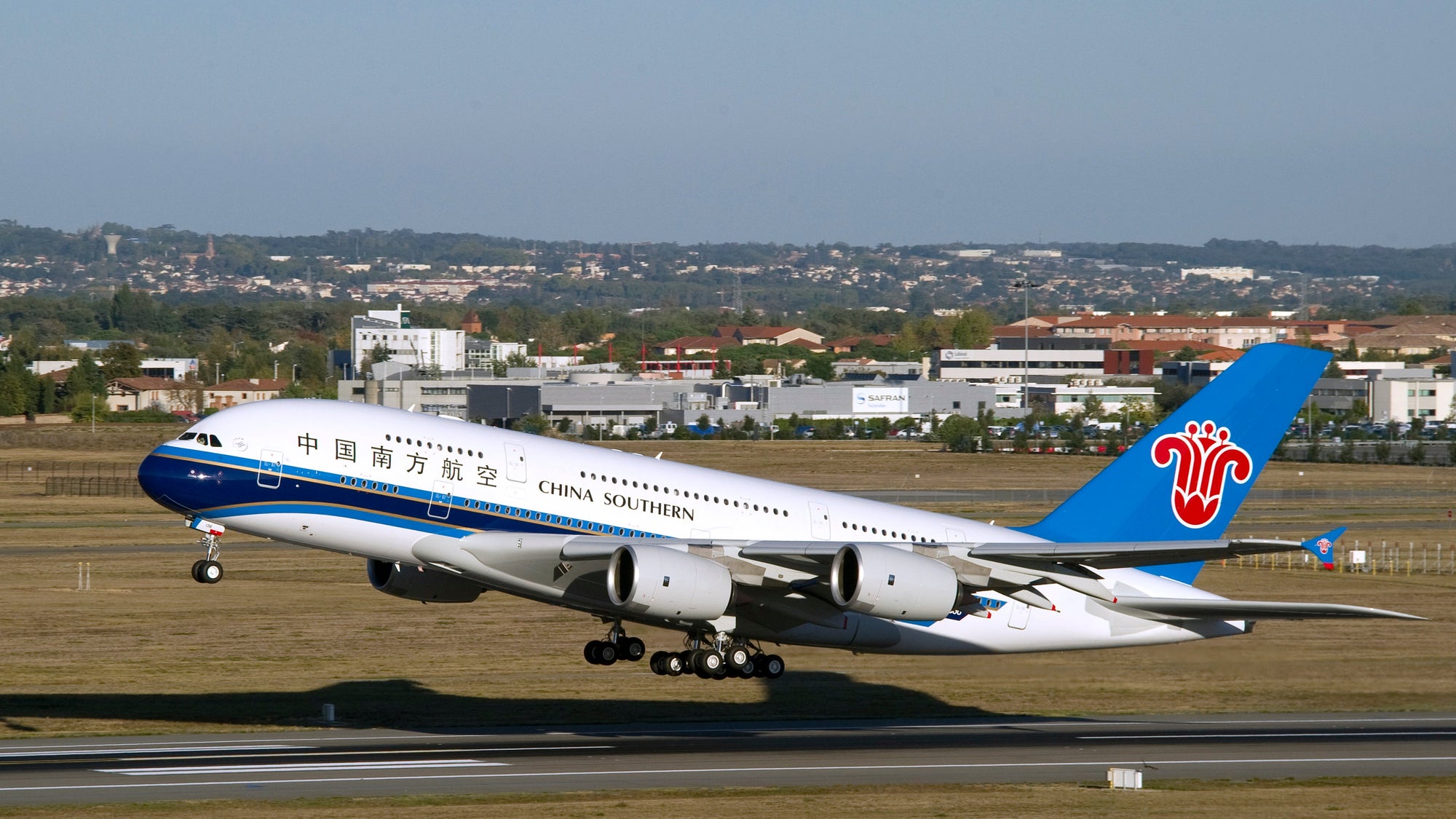 China Southern Airlines' new Airbus A380