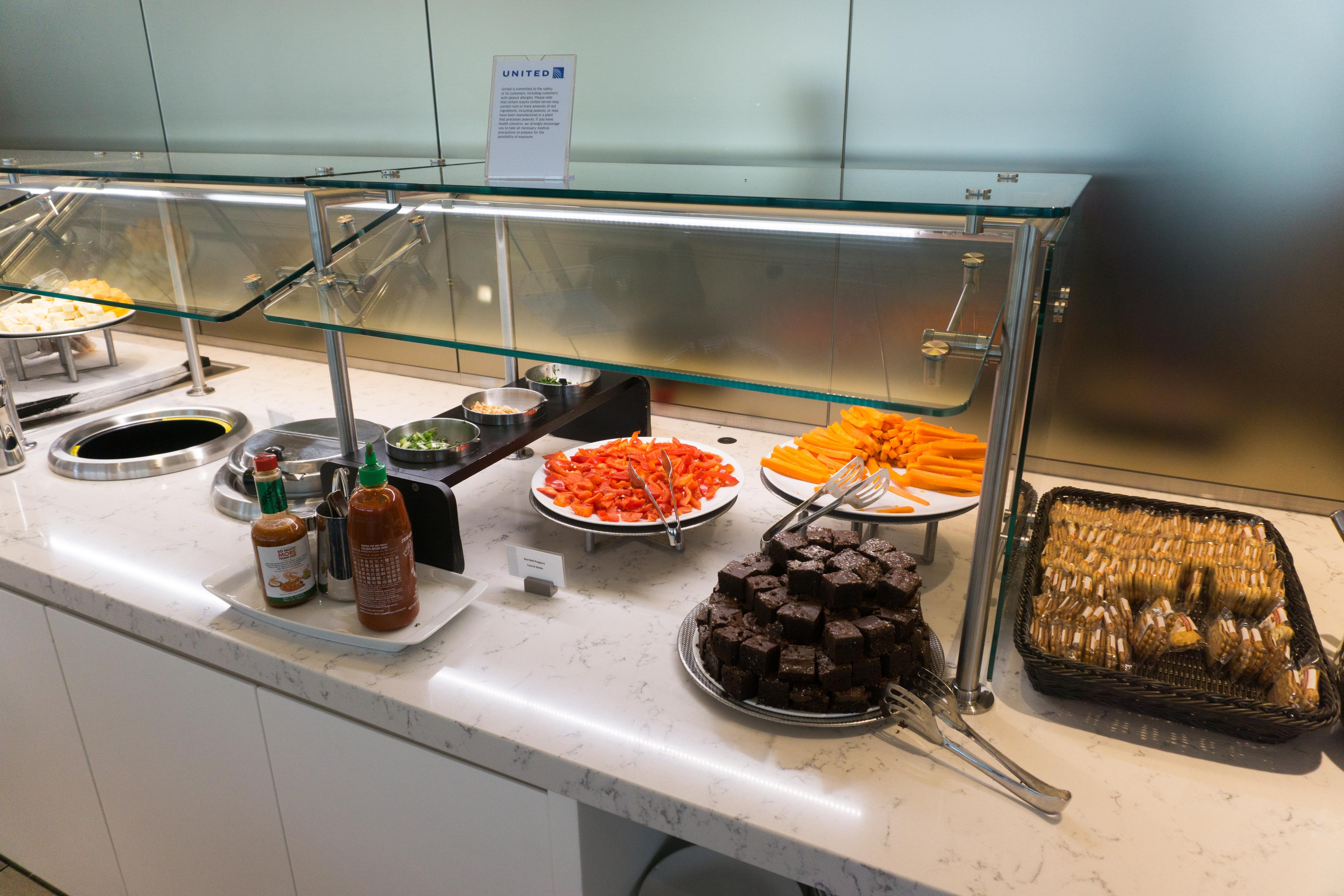 United Club IAH Veggies