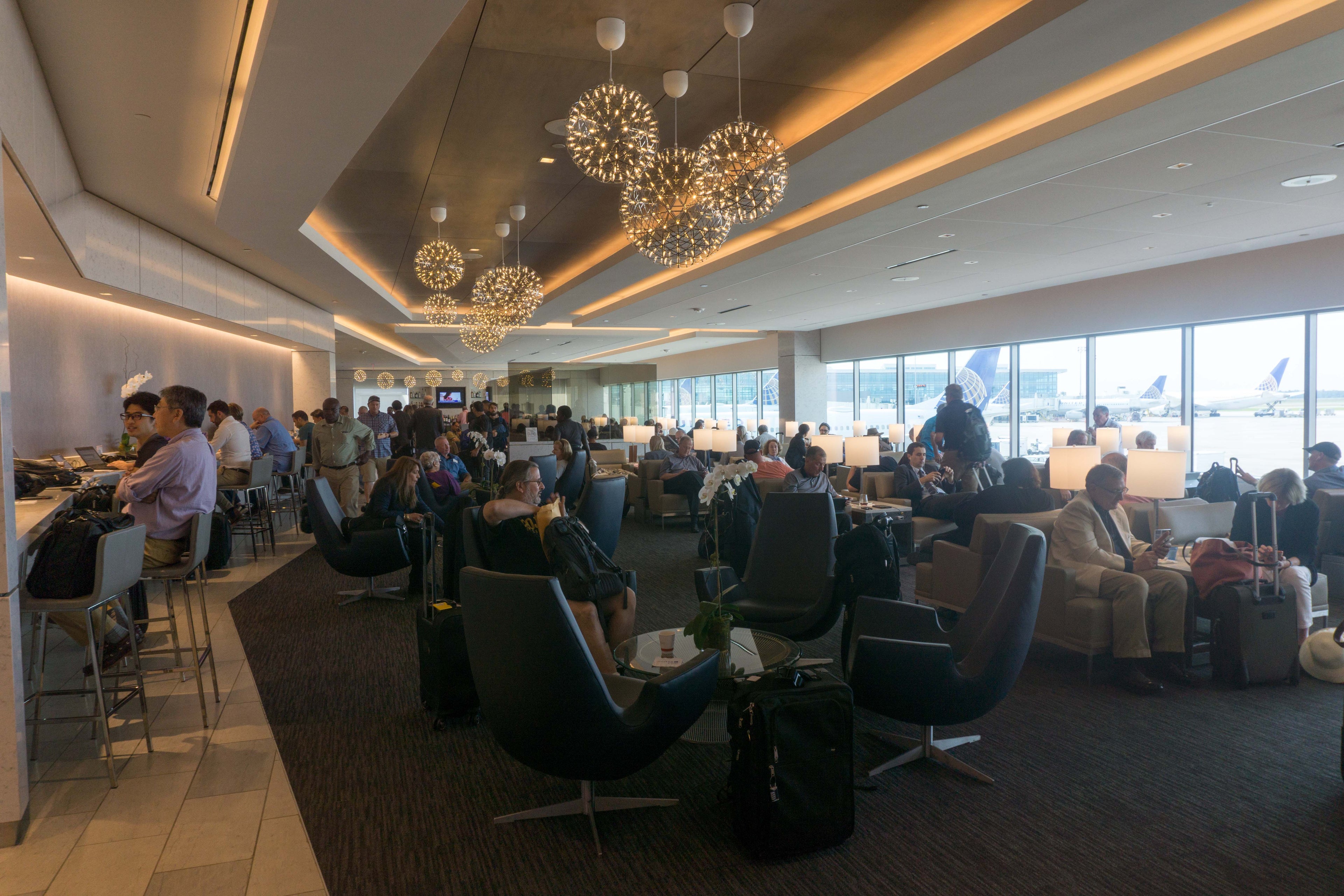 Terminal C United Club View