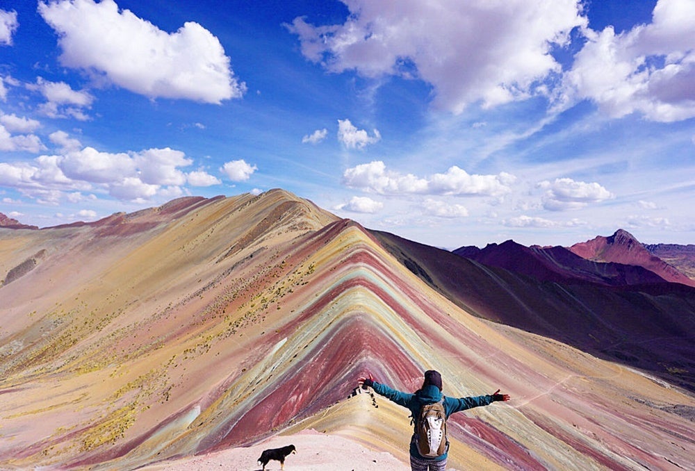 Rainbow Mountain in Peru. Image by Barcroft Media / Colaborador / Getty.