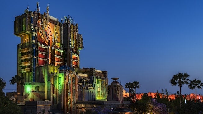 A peek at Guardians of the Galaxy – Monsters After Dark. Image courtesy of Disney California Adventure Park.