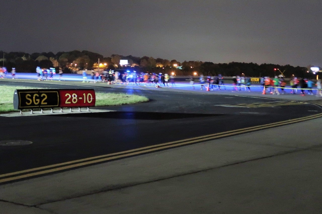 ATL 5K on the Runway running onto the runway