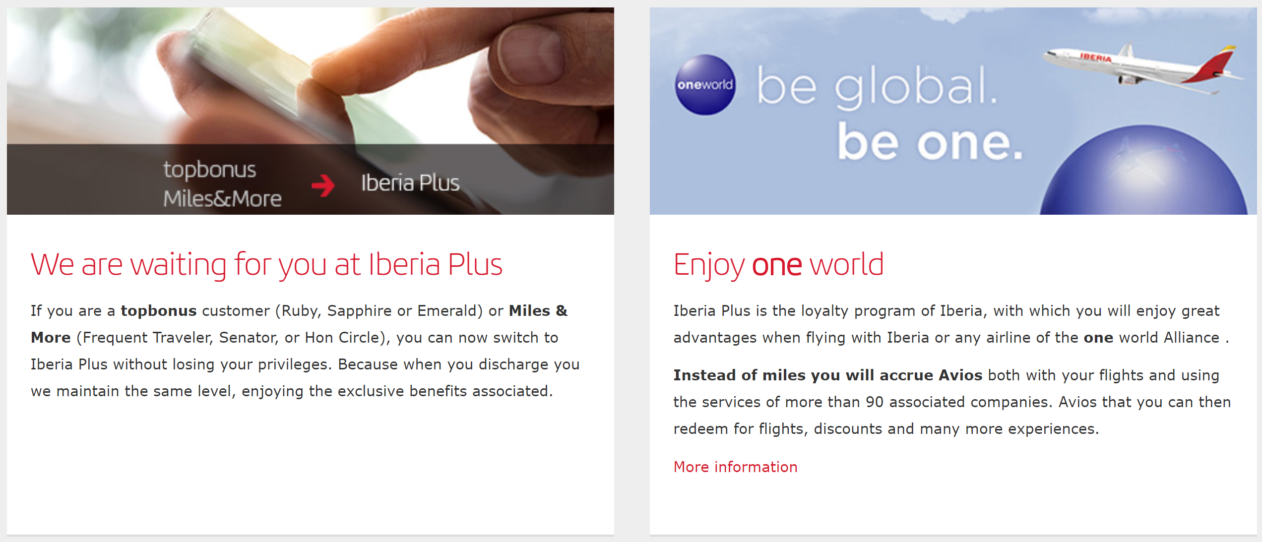 Iberia status match website. Text translated by Google Translate.