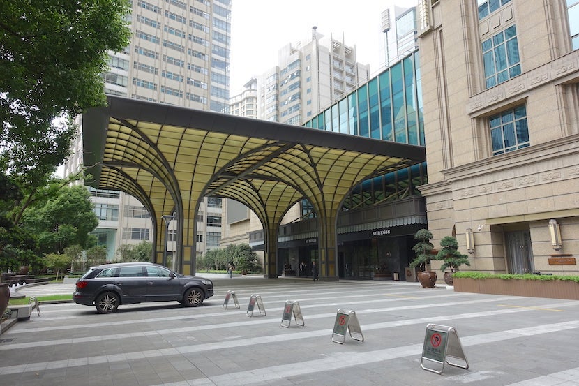 St Regis Shanghai driveway