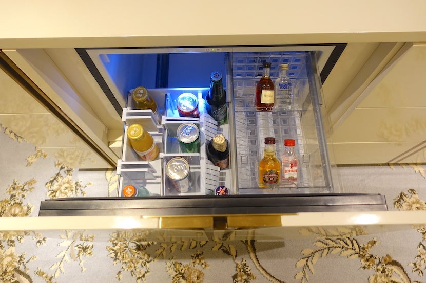 St Regis Shanghai minibar