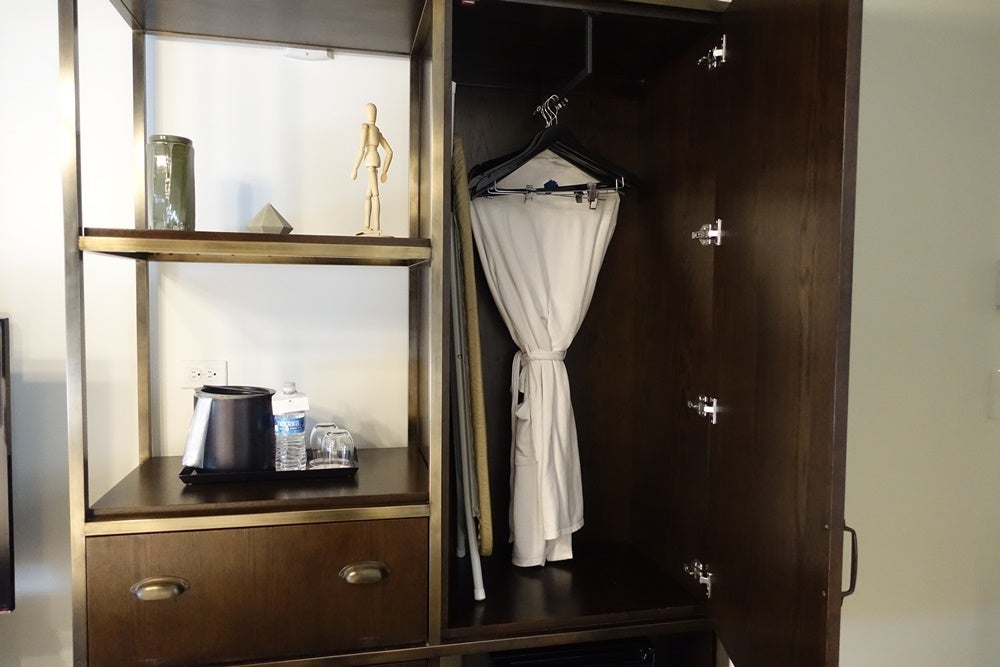 Wardrobe open
