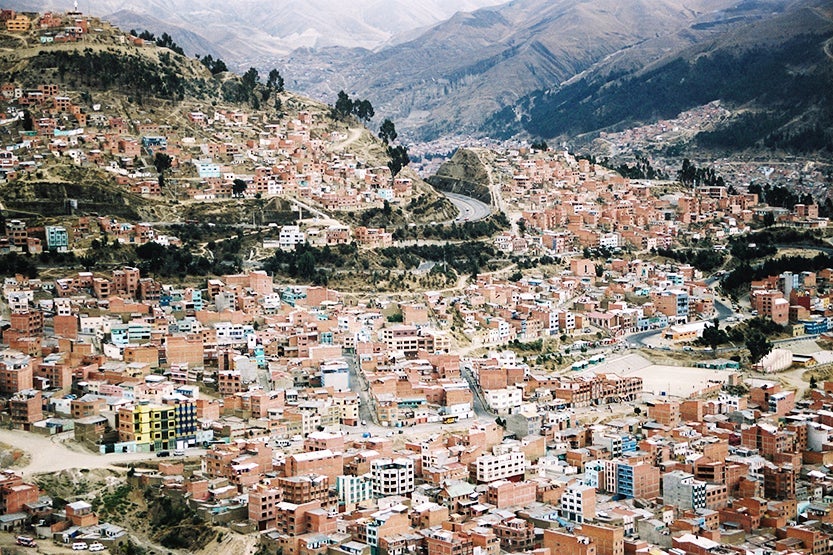 La Paz is the world's highest capital. Image credit: Getty Images.