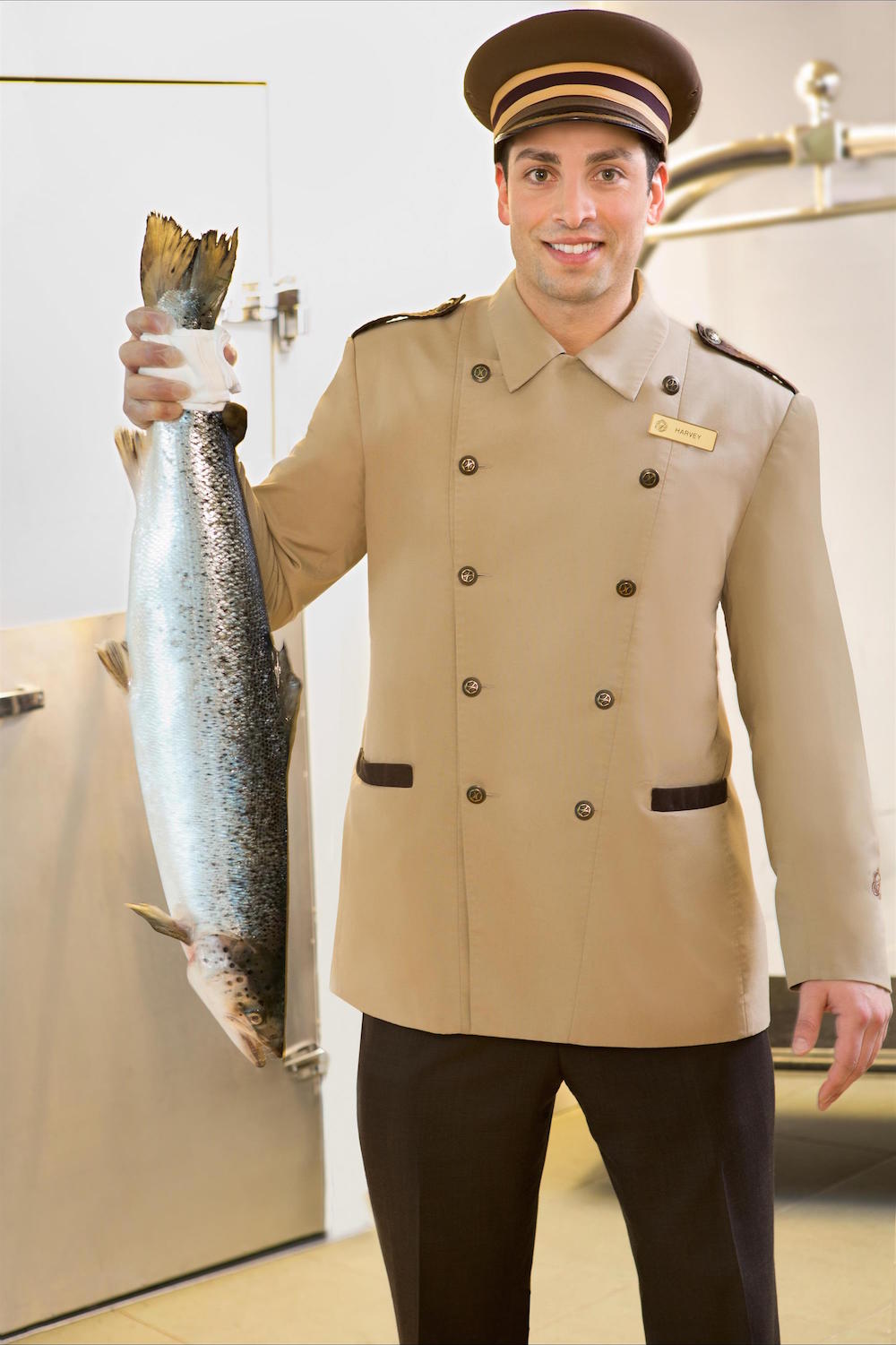 What a catch! Need to fly a fish home with you? Harvey Makasa can help. Image courtesy of Fairmont Vancouver Airport.