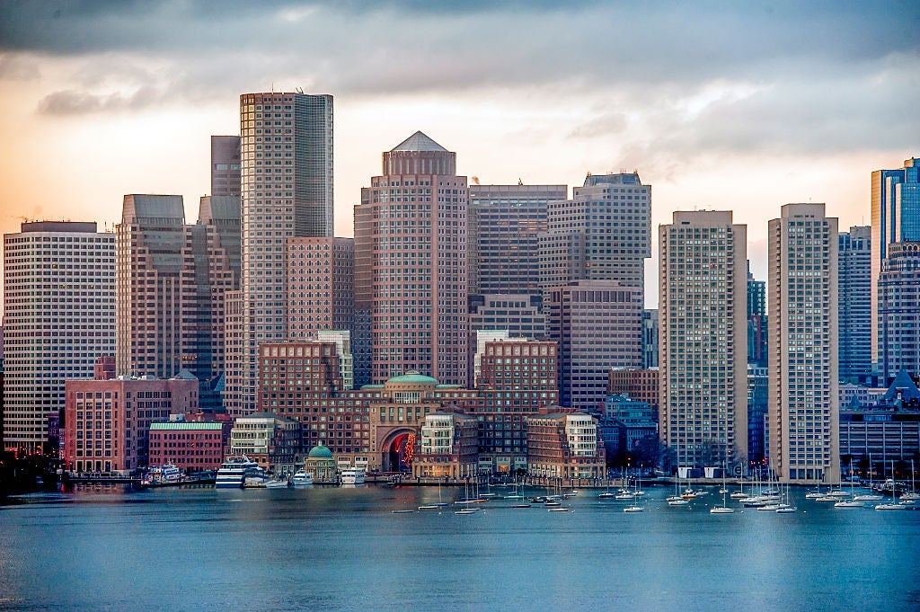 The Boston skyline. Photo by Rick Friedman/Corbis via Getty Images.