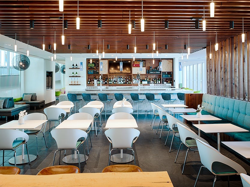 The Centurion Lounge at Philadelphia International Airport. (Photo courtesy of American Express)