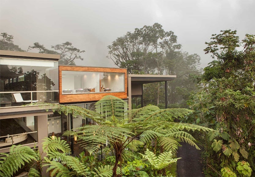 Mashpi Lodge is located in the country's northern cloud forests. Image credit: Mashpi Lodge.