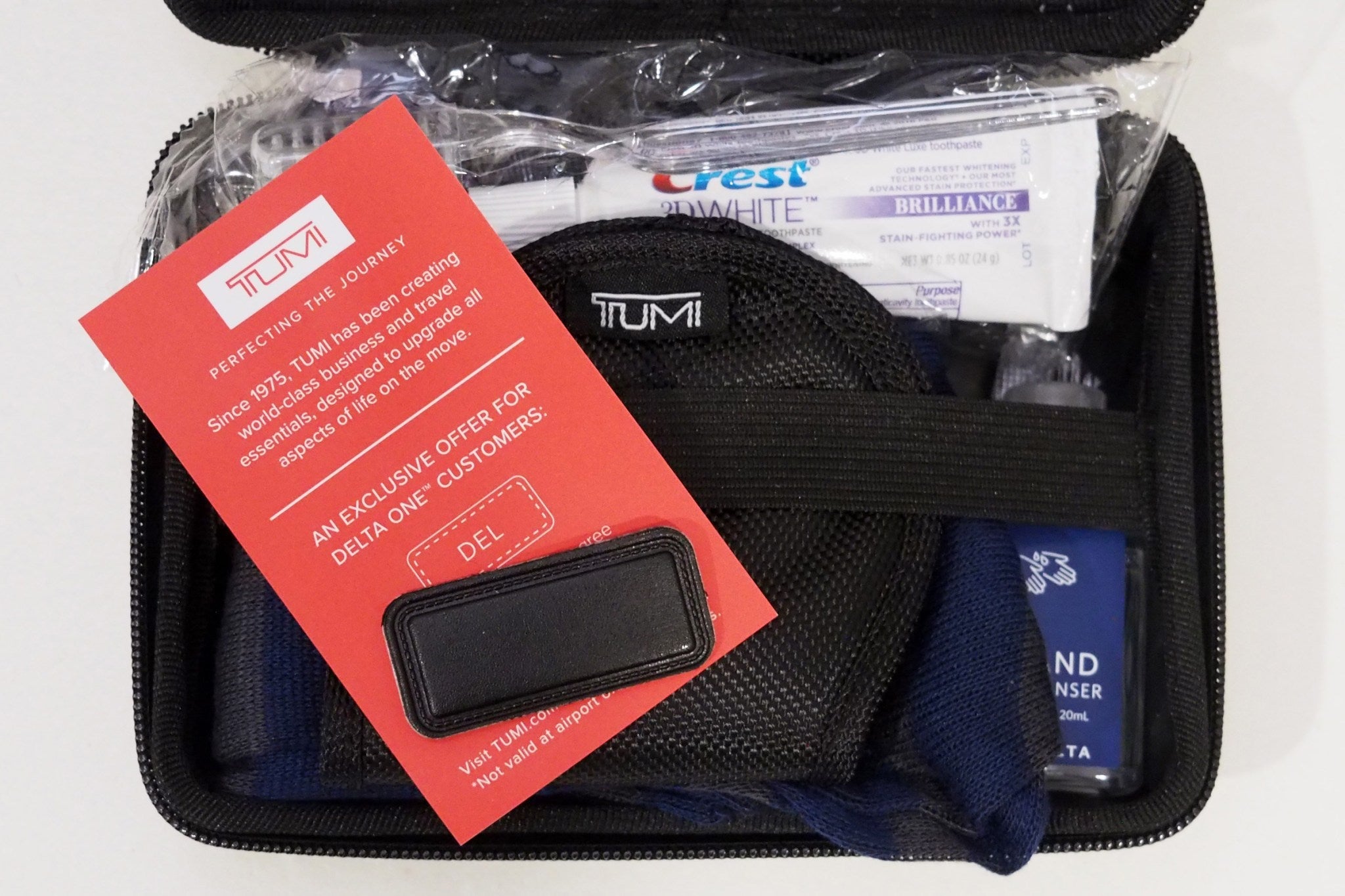 Delta One Premium Select Amenity Kits