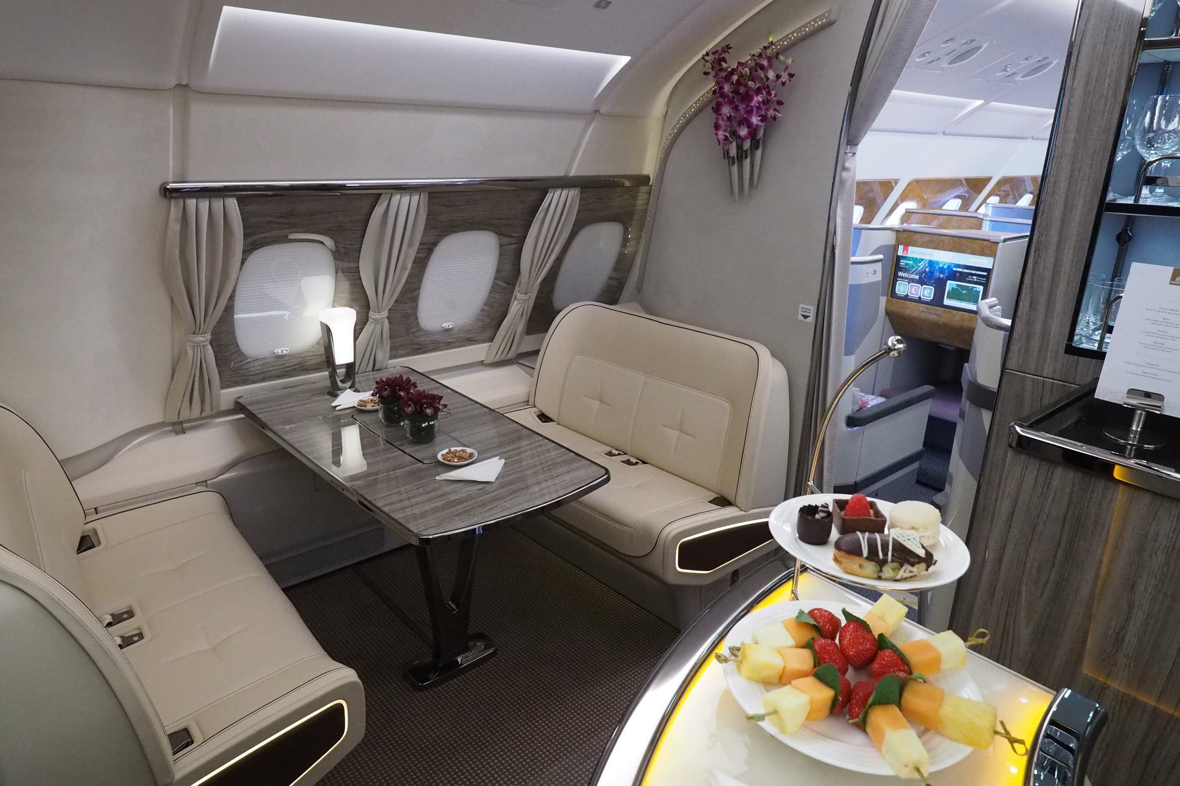 Emirates A380 New Business Class Bar