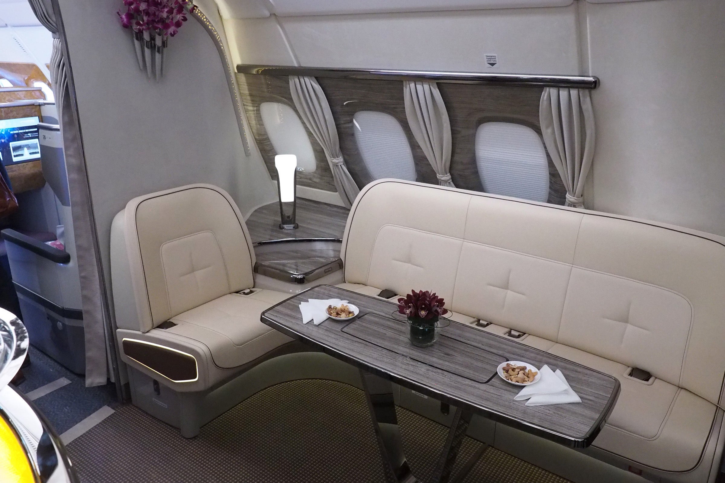Emirates A380 New Business Class Bar
