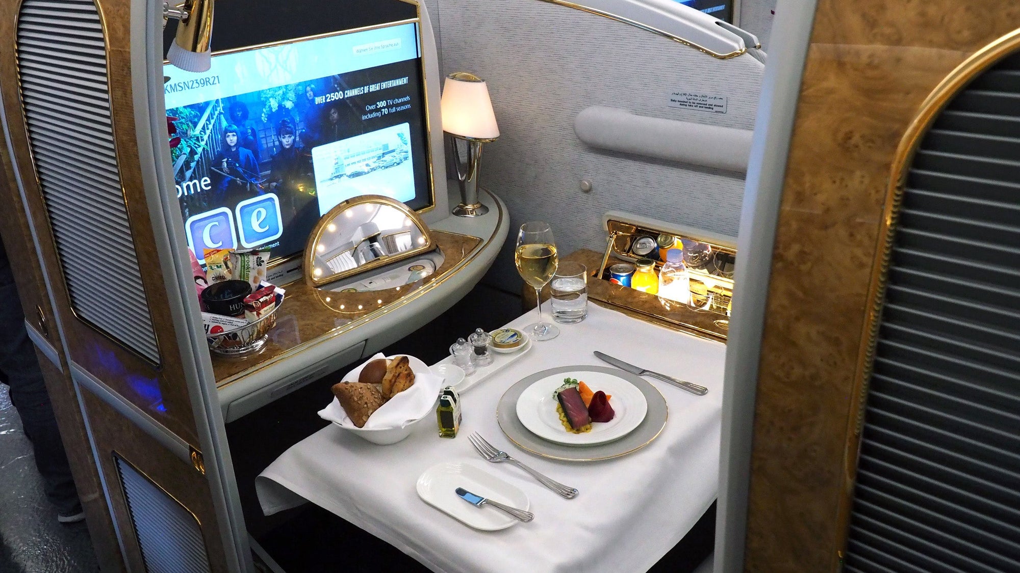 Emirates 100th A380 Tour Economy Business First Class Suites