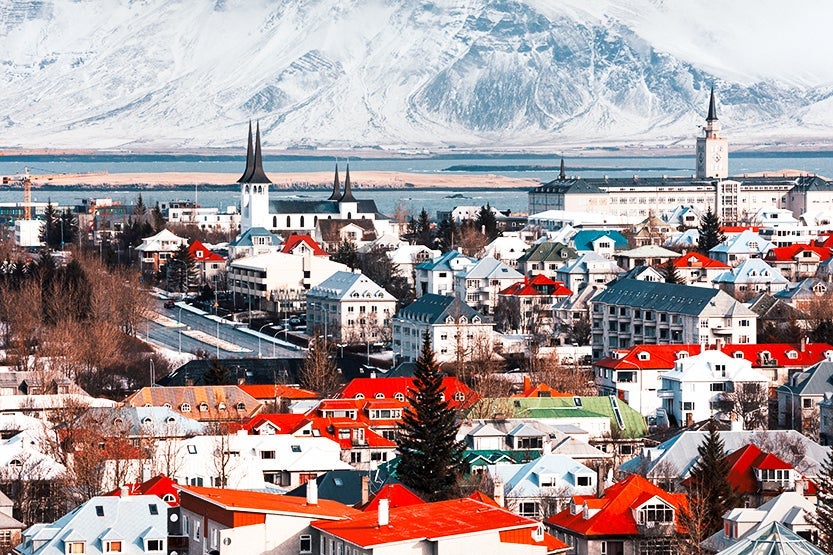 All roads lead to Reykjavik, Iceland. Photo by powerofforever / Getty Images.