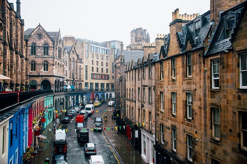 Take a stroll through Edinburgh's beautiful streets. Image credit: Getty Images.