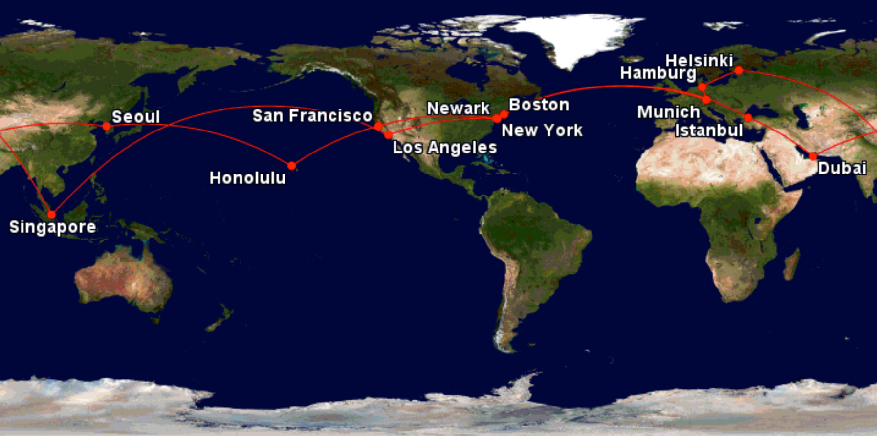 My November 2017 adventures. Image courtesy of Great Circle Mapper.
