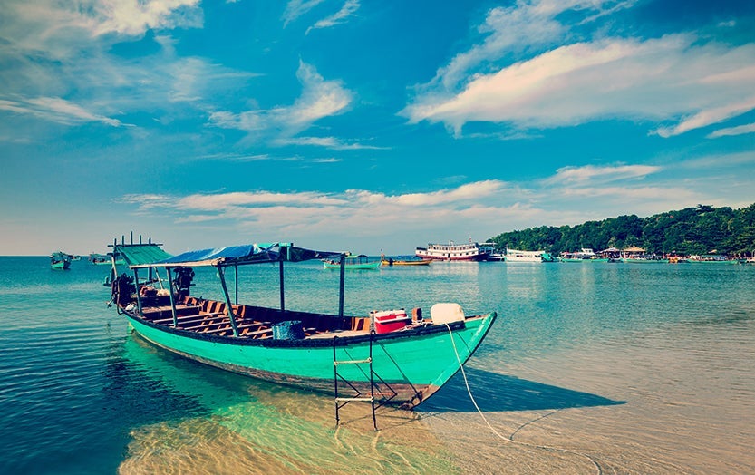 The beaches around Sihanoukville are some of Southeast Asia's prettiest. Image credit: Getty Images.