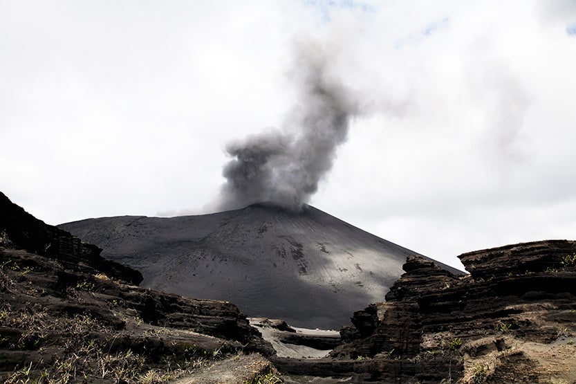 yasur, vanuatu, volcano