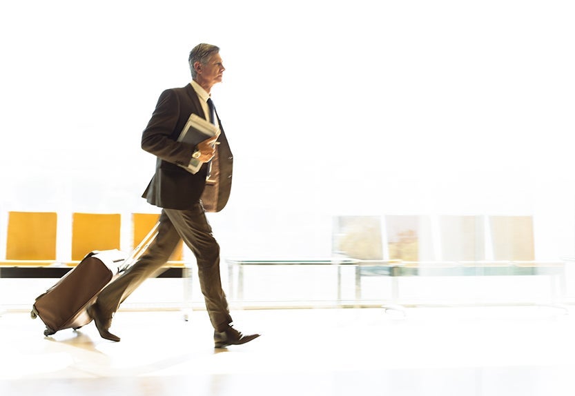 airport business suit roller bag